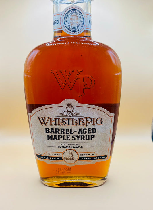 Runamok WhistlePig® Rye Whiskey Barrel-aged Maple Syrup